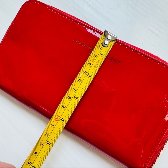 Adrienne Vittadini Glossy Red Wallet - Picture 6 of 7